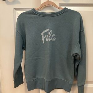 Fila Teal Crewneck Sweatshirt